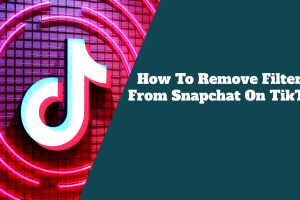 How To Remove Filters From Snapchat On TikTok